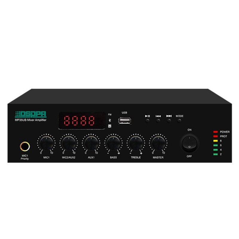 Dsppa  60w mini digital mixer amplifier with usb & bluetooth
