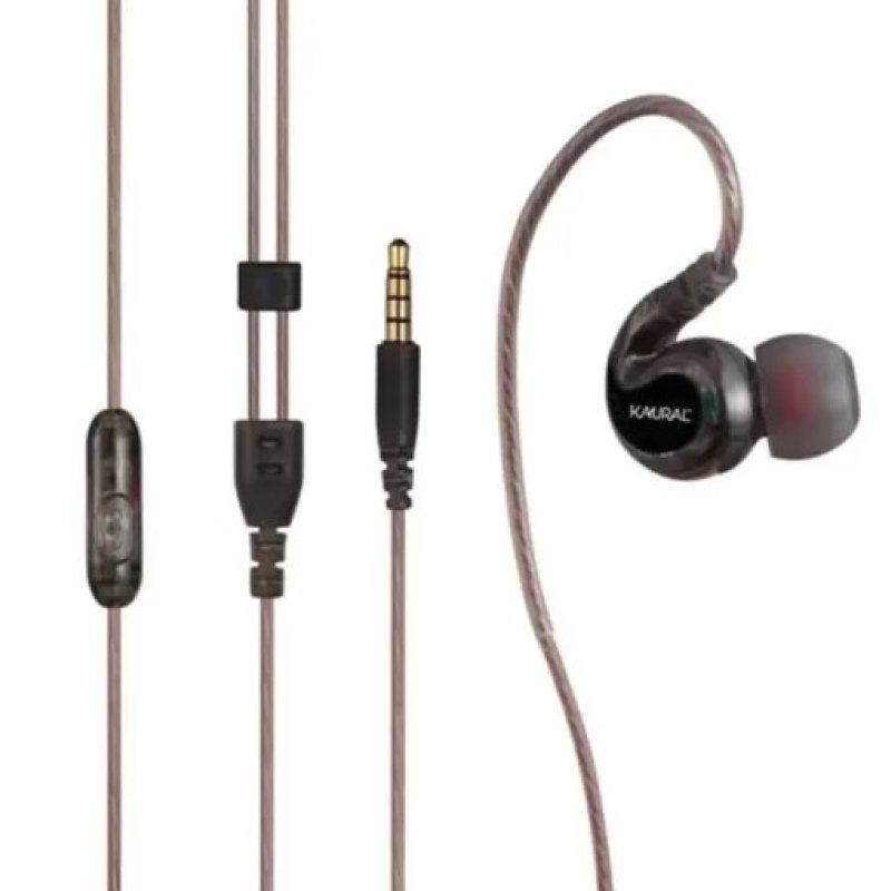 Kaural wired in-ear headphone black