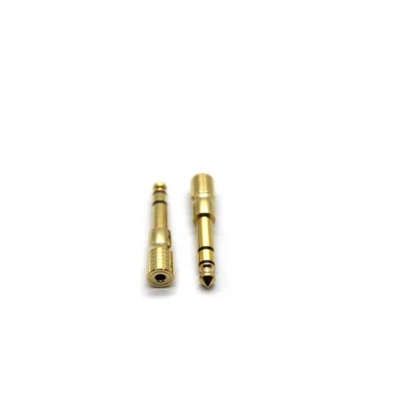 Czk 3.5mm stereo female to 6.35mm stereo male adaptor (gold)