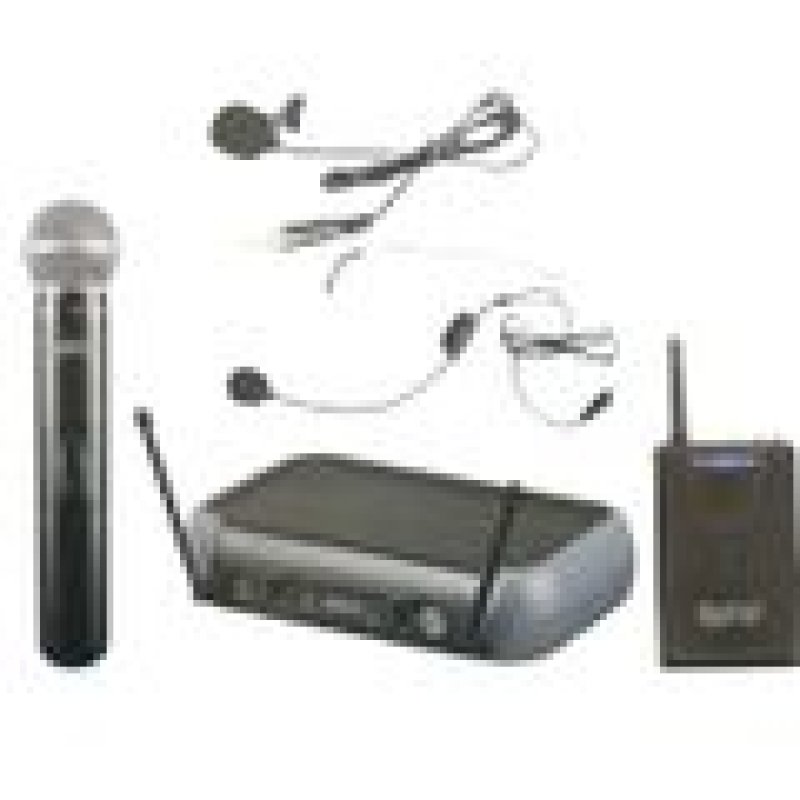 Hybrid microphone mini udf h/h and lapel headset