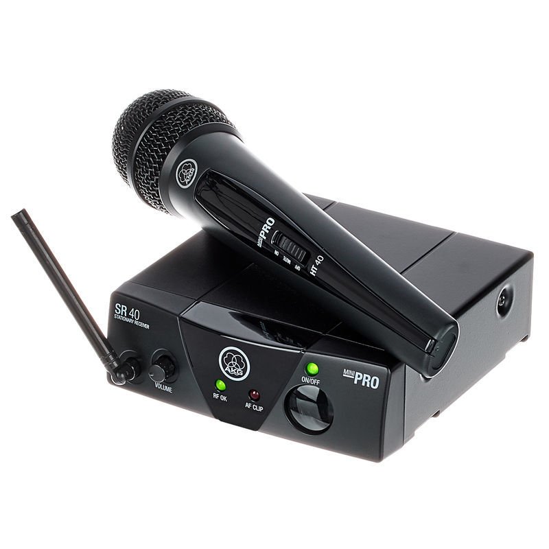 Akg wms40mini wireless handheld microphone
