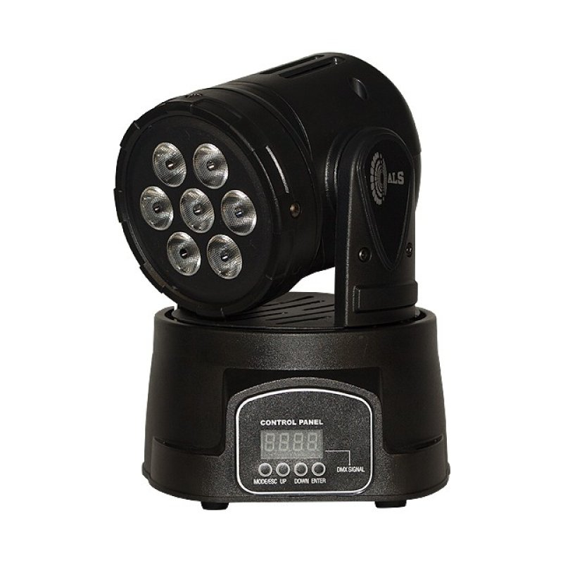 Als 7pcs led mini moving head