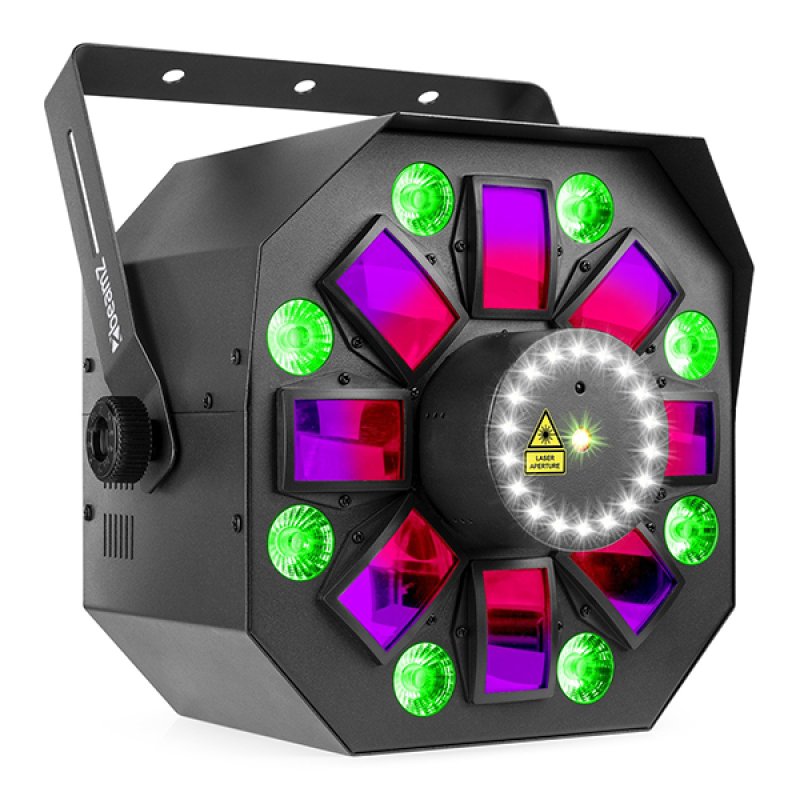 Beamz multibox led effect with laser and strobe