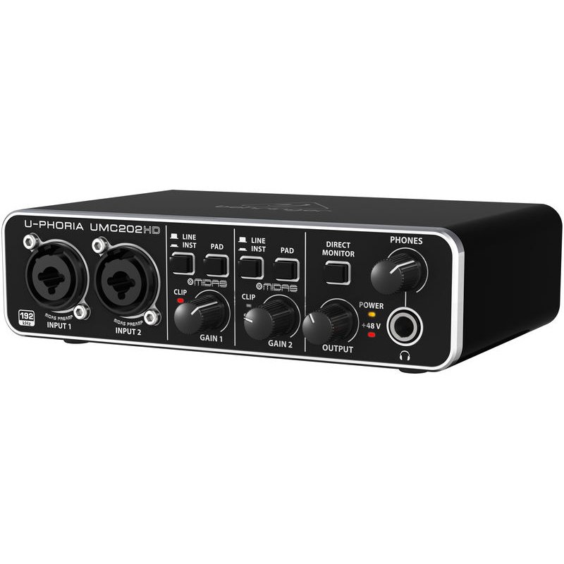 Behringer umc202hd audio interface