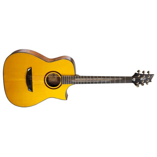 Cort LUXE Frank Gambale Signature Acoustic-Electric Guitar Natural Gloss w/ Case