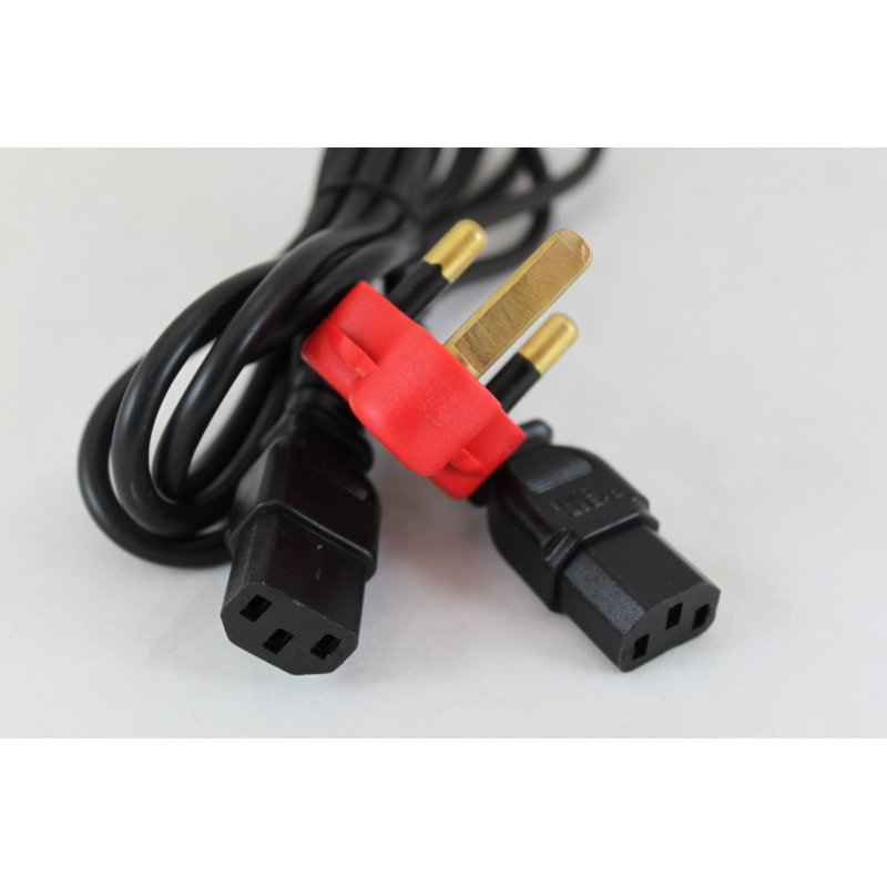 Cyberdyne CZK646 2-way IEC AC Cable (Dedicated Red Plug) (2m + 1m)