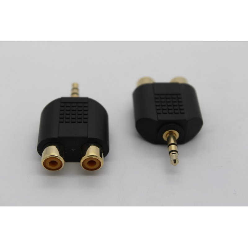 Cyberdyne CZK759 3.5mm Stereo Male to 2RCA Female Adaptor