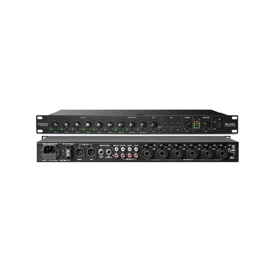 Denon dn312x 12-Channel Line Mixer with Priority