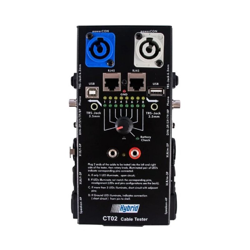 Hybrid hbct02 cable tester