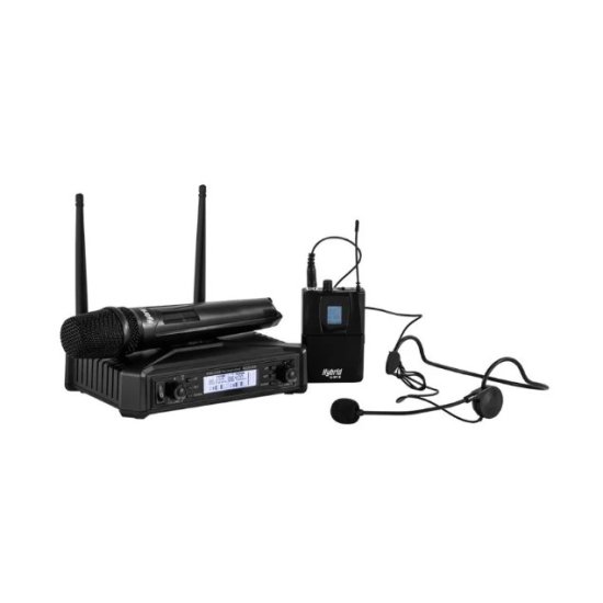 Hybrid u-dv b dual handheld & headset