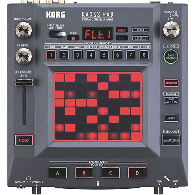 Korg kaoss pad kp3+ dynamic effects/sampler