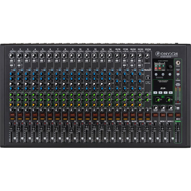 Mackie onyx24 24-channel analog mixer with multi-track usb