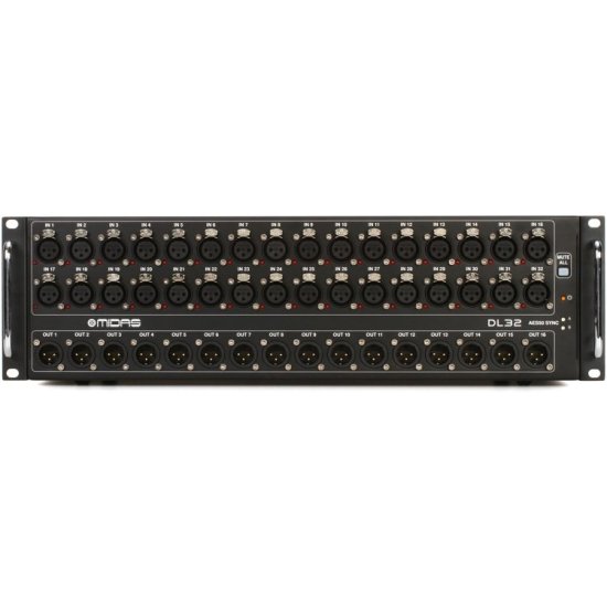 Midas DL32 32-Input / 16-Output Stage Box with 32 Midas Mic Preamps