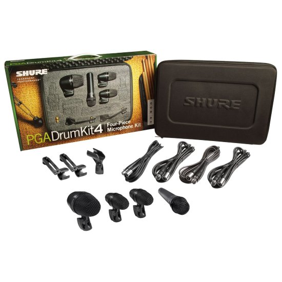 Shure pga drum kit4 4-Piece drum Microphone Kit