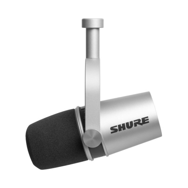 Shure mv7 usb podcast microphone (silver)