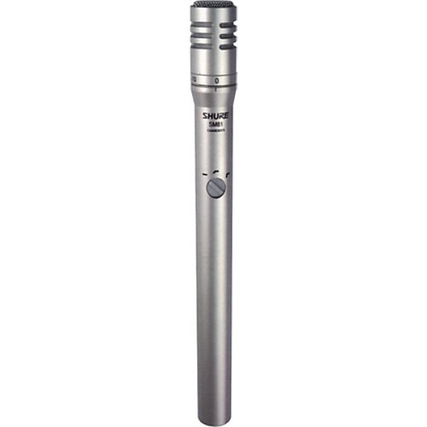 Shure SM81-LC Cardioid Condenser Instrument Microphone