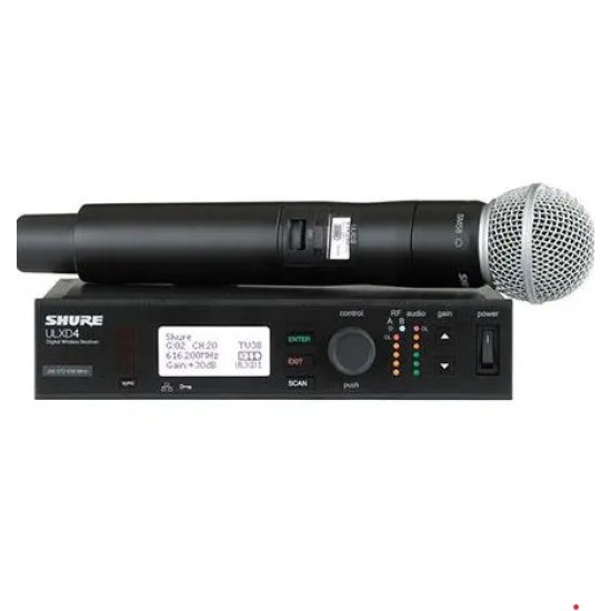 Shure ulxd2/sm58/ulxd4 digital handheld wireless system