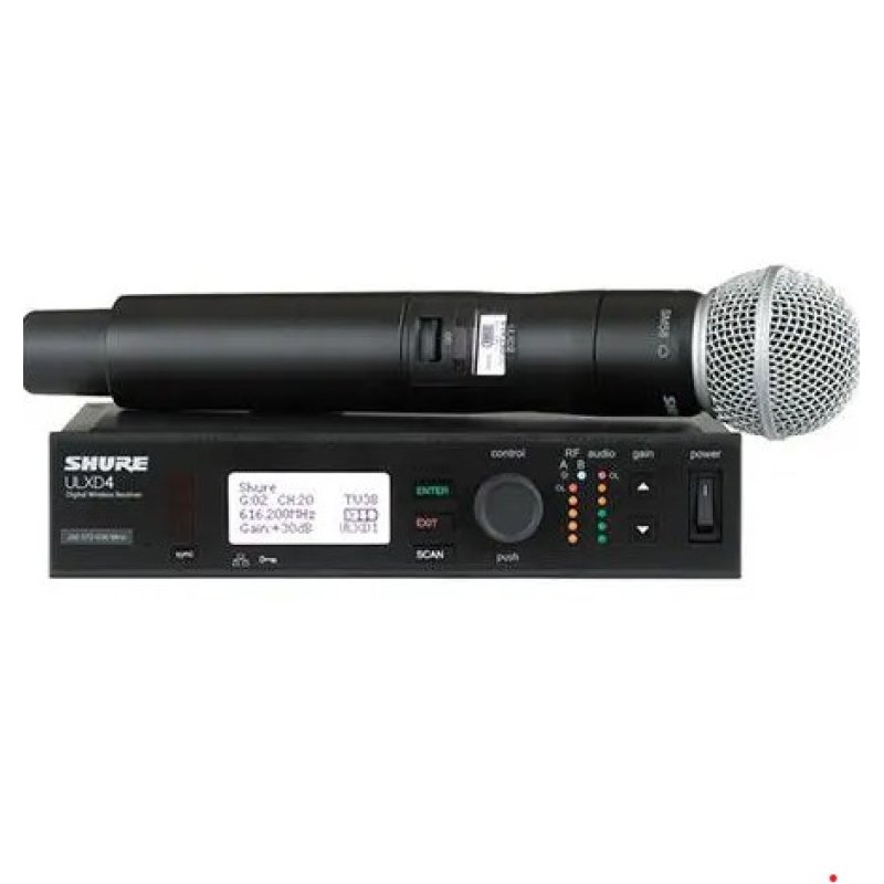 Shure ulxd2/sm58/ulxd4 digital handheld wireless system