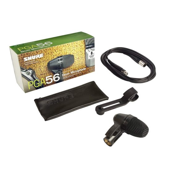 Shure pga56-xlr Cardioid Swivel-Mount Dynamic Snare/Tom Microphone