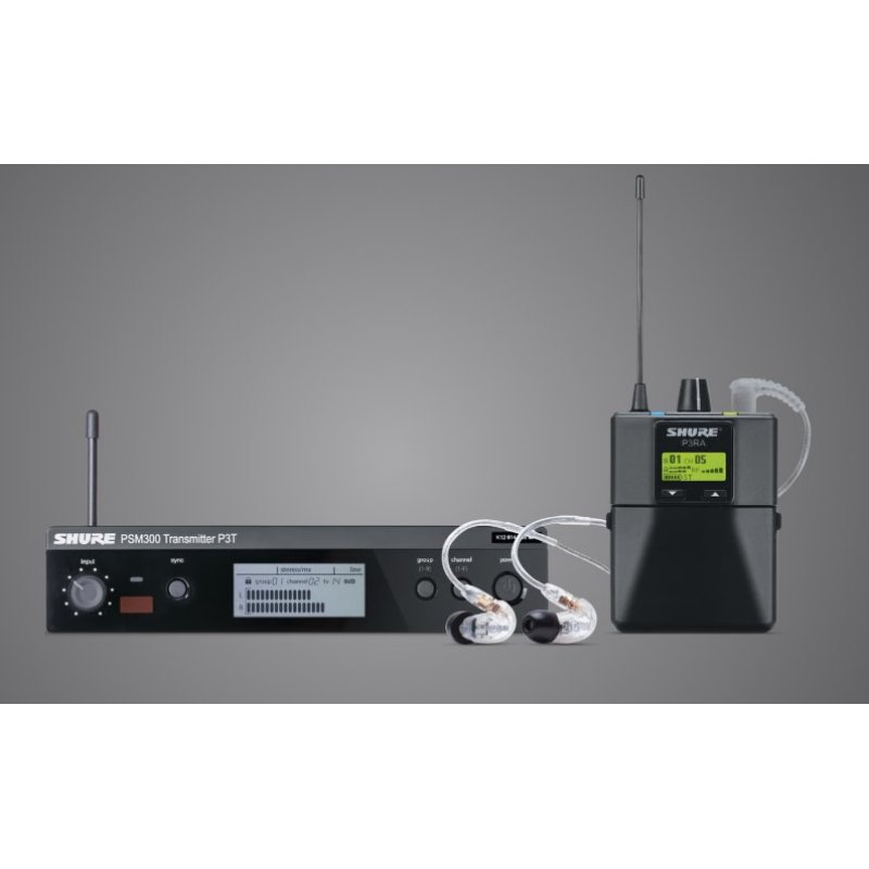 Shure psm300 pro bodypack w/se215