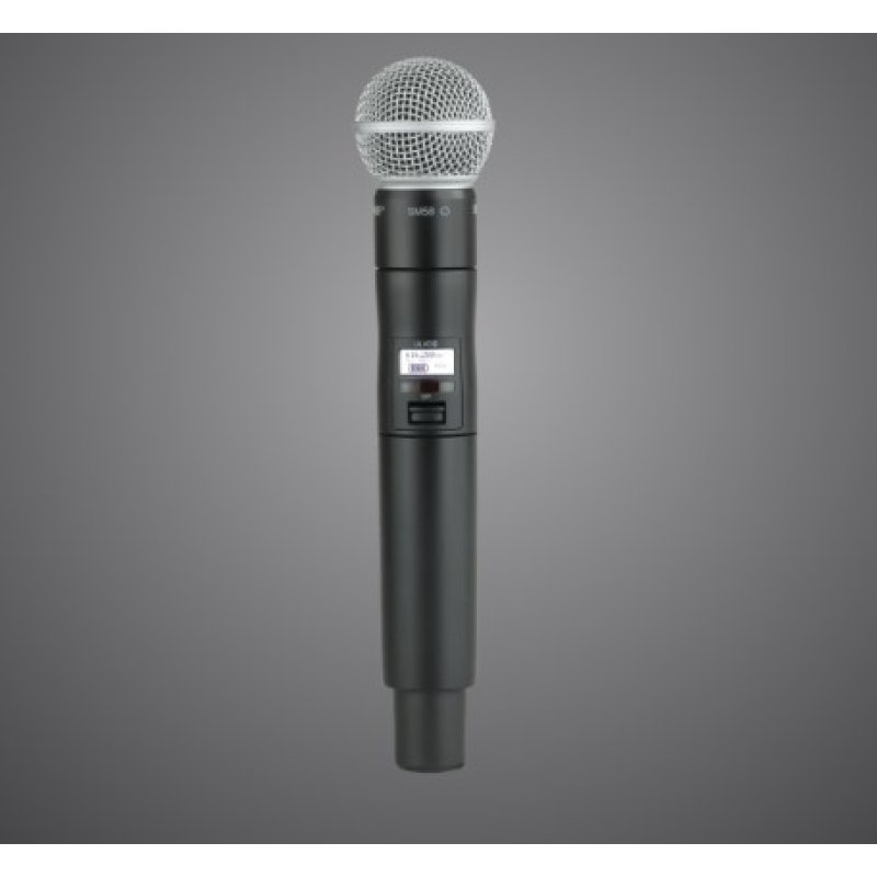 Shure ulxd2/sm58 digital handheld transmitter with sm58 capsule 
