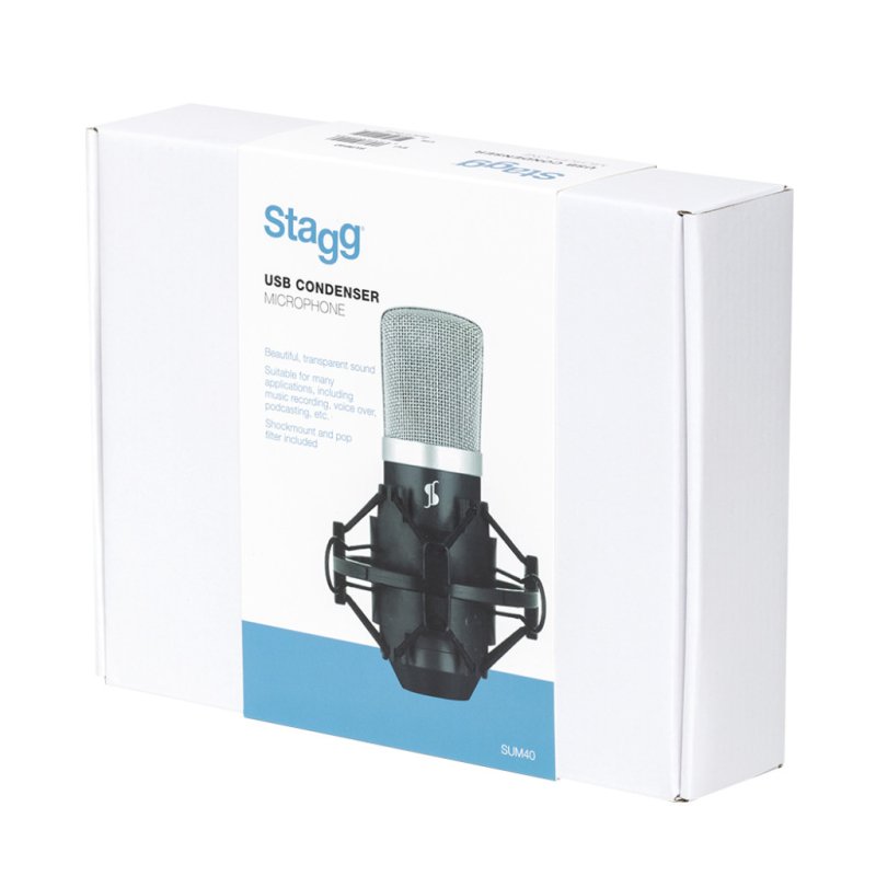 STAGG USB STUDIO CONDENSER MIC INCL SHOC