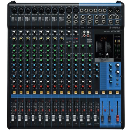 Yamaha mg16xu 16-channel mixer